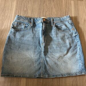 Universal Thread Classic Blue Denim Mini Skirt